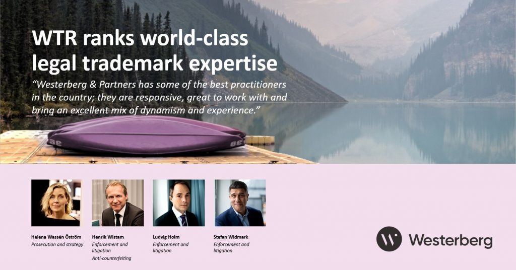 WTR ranks world-class legal trademark expertise